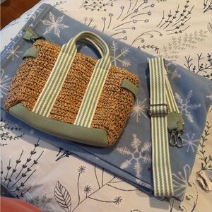 Antik Kraft  Sage green woven  Tote Bag